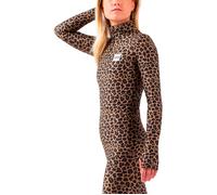 Eivy - Technical base layers - Journey Top Leopard for Women - Size XS - Brown Brown XS