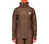 Eivy - Technical breathable base layer - Icecold Top Leopard for Women - Size XS - Brown Brown XS