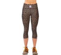 Eivy - Technical Tights - Pocket Tights 3/4 Leopard for Women - Size XS - Brown Brown XS
