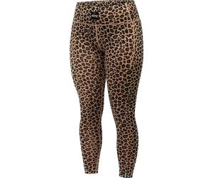 Eivy - Technicality Merino wool tights - Pocket Merino Wool Tights Leopard for Women in Wool - Size XS - Brown Brown XS