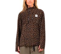 Eivy - Women's high collar Fleeces - Techlight Halfzip Fleece Leopard for Women - Size M - Brown Brown M