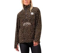 Eivy - Women's high collar Fleeces - Techlight Halfzip Fleece Leopard for Women - Size S - Brown Brown S