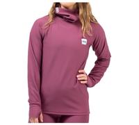 Eivy - Ribbed mesh technical base layers - Icecold Gaiter Rib Top Pinkgundy for Women - Size L Pink L