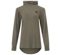 Eivy - Women's Icecold Wool Gaiter Rib Top - Merino base layer size XS, grey