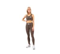 Eivy Women's Rider Sports Bra Yoga Shirt, Team Leopard, M