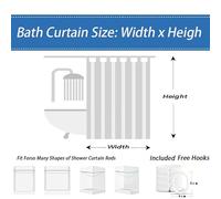 EIWAXU Blue Gold Textured Marble Shower Curtain Black White Natural Art Pattern Polyester Fabric Washable Bath Curtains 200x300cm/79x118in(Width X Heigh)