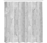 EIWAXU Gray Shower Curtain Vintage Natural Design Home Smooth Oak Texture Picture, Fabric Bathroom Decoration Suit with Hook 90x200cm/Width X Heigh