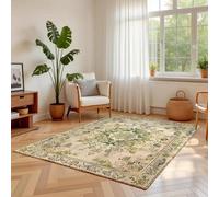 EIWAXU Retro Style Living Room Decoration Carpet Large Area Rugs for Bedroom Lounge Machine Washable Area Rugs 250x280cm/98x110in