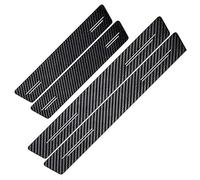 EIWXEFQT 4Pcs Car Door Sill Protector Strips, for AUDI A6 2019-2024 Car Door Sill Scuff Plate Kick Plates Black Rubber Anti-Scratch Trim Cover