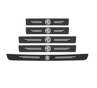 EIWXEFQT 5Pcs Car Door Sill Protector Strips for MG3 MG4 EV MG5 MG6 MG HS, Car Door Sill Scuff Plate Kick Plates Automobile