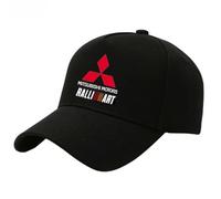 EIWXEFQT Car Baseball Hats, for Mitsubishi Galante Zinger Samurai Evo X RVR Grandis Ralliart Classic Washed Vintage Baseball Cap Car Racing Motor Hat All Seasons Travel Hats for Men and Women,S-A