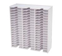 eixnxV Multipurpose 18/36 / 51/60 Grids Stamp Holder Rack Accessory with Inkpad Portable Designs for Craft Rooms Inkpad Storage Rack