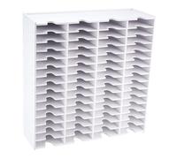 eixnxV Multipurpose 18/36 / 51/60 Grids Stamp Holder Rack Accessory with Inkpad Portable Designs for Craft Rooms Inkpad Storage Rack