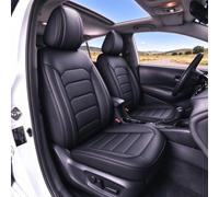 EIYCY Car Seat Covers for Ford Kuga PU Leather | Anti-slip design Full set protects front and rear seats from dirt, scratches and everyday wear,black