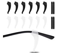 EIYVPRA 8 Pairs of Glasses Holder Ear, Glasses Hangers, Glasses Non-Slip Stopper, Non-Slip Glasses Temples, Glasses Holder Sport, Universal, for Glasses, Sunglasses, Reading Glasses