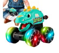 eizliyorum Dinosaur Car Toy, Car Toy Figurine With Light, Press-Driven Dinosaur Truck With Light, for Boys Girls Toddler Kids Children Birthday Christmas Parties Children's Day New Year