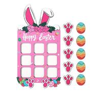 eizliyorum Easter Family Game | Rabbit Themed Logical Thinking Skill Toy | Spring Themed Strategy Game | for Boys Girls Home School Classroom Family Gathering Holiday Party Spring Break Vacation