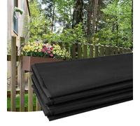 eizliyorum Fabric Liner For Large Veg Trough - Nursery Growing Outdoor Raised Bed Planter Liner Non Woven, Black Vegetable Trugs Planter Liner Heavy Duty Plant Grow Bags