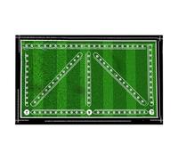 eizliyorum Football Mat Soccer Training - Portable Non-Slip Silent Soccer Mat | Soccer Dribble Trainer, Footstep Training Football Mat, Wear-resistant Soccer Training Equipment