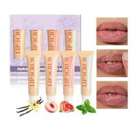 eizliyorum Lip Exfoliator Scrub - Moisturizing Stick Lip Scrub | 4X Lip Moisturizer Lip Care Products, Lip Plumper Lip Scrubs Set, Hydrating & Smoothing Lips