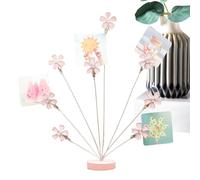 eizliyorum Picture Trees To Hold Photos - Card Clips | Metal 8-branch Display Holder Stand for Holiday Christmas Birthday Centerpiece Wedding Decoration