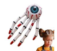 eizliyorum Skeleton Hand Hair Clip - Halloween Hair Clips Skeleton Hand - Eyeball Fashion Punk Rock Devil Claw, Unique For Party, Kids & Adults, Cosplay Costume, Halloween
