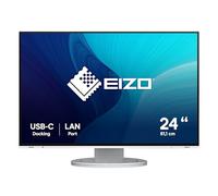 EIZO FlexScan EV2495-WT 61.1 cm (24.1 Inch) Monitor (HDMI, USB 3.1 Hub, USB 3.1 Type C, RJ-45 LAN, DisplayPort, 5 ms Response Time, Resolution 1920 x 1200) White