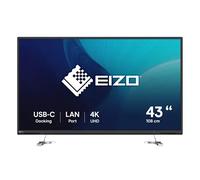 EIZO FlexScan EV4340X-BK computer monitor 108 cm (42.5") 3840 x 2160 pixels 4K Ultra HD LCD Black