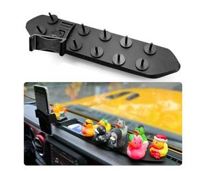 EJDRFN Upgraded Phone Mount for Jeep Wrangler JL JLU 2018-2023 & Gladiator JT 2020-2023 Accessories(Not for 4xe),Phone Holder for Jeep with Metal Covers,Magnetic Duck Holder for Jeep Dash