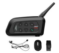 EJEAS V4C Plus Professional Football Referee Bluetooth Intercom Headset, 1200M 4 People Full Duplex Talking at The Same Time Interphone for Soccer and Handball Referees