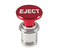 Eject Button and Fire Missiles Button Car Cigarette Lighter Plug Cover, Replacement Car Lighter Heater 12V Push Button Fits Most Automotive Vehicles 1pcs (Red Eject)