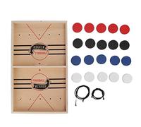 Eject Chess Toy, Interactive Desktop Chess Game, Portable Wooden Board Game with Elastic Launch Mechanism for Kids and Family Fun, Includes 20 Chess Pieces and 2 Ropes