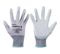 Ejendals 909 Tegera PU Palm Dipped Glove Grey Size 6