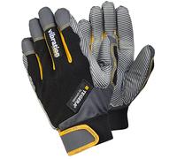 Ejendals 9180-10 Size 10 "Tegera 9180" Anti-Vibration Glove - Black/Grey/Yellow