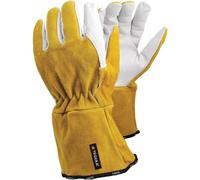 Ejendals Tegera S/G Goatskin Ch/B Gloves Yellow White Size 9