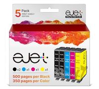 ejet 603XL Compatible Ink Cartridge Replacement for Epson 603 603XL for Expression Home XP-3100 XP-4100 XP-2100 XP-2105 XP-3105 Workforce WF-2810 WF-2830 WF-2835 WF-2850(B/C/M/Y, 5-Pack)
