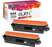 ejet 94X Toner Cartridges for HP 94 X CF294X CF 294A Compatible with Laserjet Pro M118dw MFP M148dw M148fdw M148fw (Black, 2-Pack)