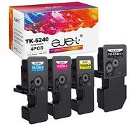 ejet TK-5240 Toner Compatible for Kyocera TK 5240 TK5240 for Ecosys M5526cdw M5526cdn P5026cdw P5026cdn (Black Cyan Magenta Yellow, 4-Pack)