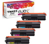 ejet TN423 TN421 Toner Cartridges for Brother TN-423 TN-421 for HL-L8260CDW HL-L8360CDW HL-L9310CDW MFC-L8900CDW MFC-L8610CDW MFC-L9570CDW MFC-L8690CDW L8410CDW (Black Cyan Magenta Yellow, 4-Pack)