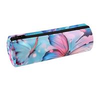 EJFICAHG Pen Bag Colorful Butterflies Fly Pencil Case Stationery Case Pen Pouch Cosmetic Bag Makeup Bag