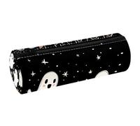 EJFICAHG Pen Bag Cute Ghosts Stars and Floral Pencil Case Stationery Case Pen Pouch Cosmetic Bag Makeup Bag