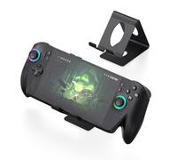 EJGAME Desktop Stand Compatible with ROG XBox Ally/Ally X/Playstation Portal/Steam Deck/ROG Ally/X/Switch 2,Desktop Handheld Game Console Holder with Anti-Slip Silicone Pad (Black)