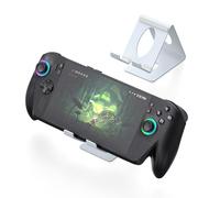 EJGAME Desktop Stand Compatible with ROG XBox Ally/Ally X/Playstation Portal/Steam Deck/ROG Ally/X/Switch 2,Desktop Handheld Game Console Holder with Anti-Slip Silicone Pad (White)