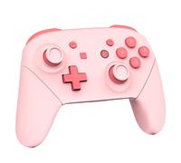 EJGAME Mini Wireless Controller for Switch,Supports Wake Up, NFC, Motion Controls Settable Rumble,Switch Pro Controller Compatible with Switch/Switch Lite/PC(Pink)