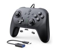 EJGAME Wired Pro Controller Compatible with Switch 2,Features C Button,9-Axis Motion Sensor,Hall Effect Joysticks,Marco/Programmable Back Buttons,Turbo,Dual Vibration, 3.5mm Audio Jack