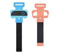 EJGAME Wrist Strap Compatible with Just Dance 2025 2024 2023/for Zumba Burn It Up,Adjustable Wrist Bands for Nintendo Switch 2(2025) Model for Joy-Cons 2,Two Size for Adults & Children,2 Pack (Red