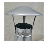 EJGMCNSGB Roof Rain Cap,Galvanized Rain Cap,Protector Cap Cone Top Chimney Cap,Practical Tool Chimney Cowl Cap,For Ducting Ventilation Cap Rain Hat Hood,Easy Installation,d,d28cm/11.02in
