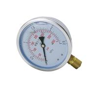 EJGMCNSGB Shock Resistance Pressure Gauge YN100 1/2 M20 DN15 Stainless Steel Oil Hydraulic Water Pressure(0-6Mpa)