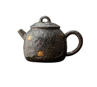 EJGMCNSGB Teapots Rough Pottery Pot Ancient Tea Maker Kettle Kung Fu Tea Set Decoration 180ml Handmade Old Rock Mud Teapot Teapots & Coffee Servers Travel Tea Set(Type-B)