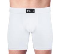 Ejis Sweat Defense Boxer Brief | Comfort Pouch | Sweat Proof Micro Modal (XL, White)
